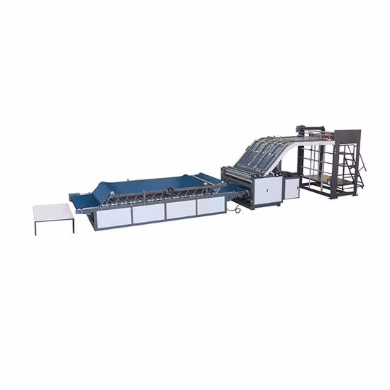 High Speed Corrugated Flute Laminator and Cardboard Flute Laminating Machine